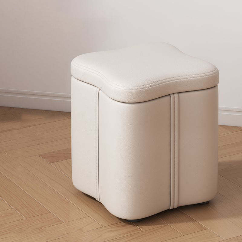 Nordic Quad Flower Tech Fabric Vanity Stool