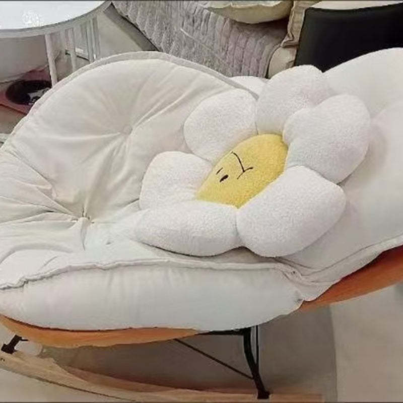 Contemporary Scandinavian Microsuede Iron Solid Wood Oval Square Curved Recliner Backrest Armrest Footrest For Living Room