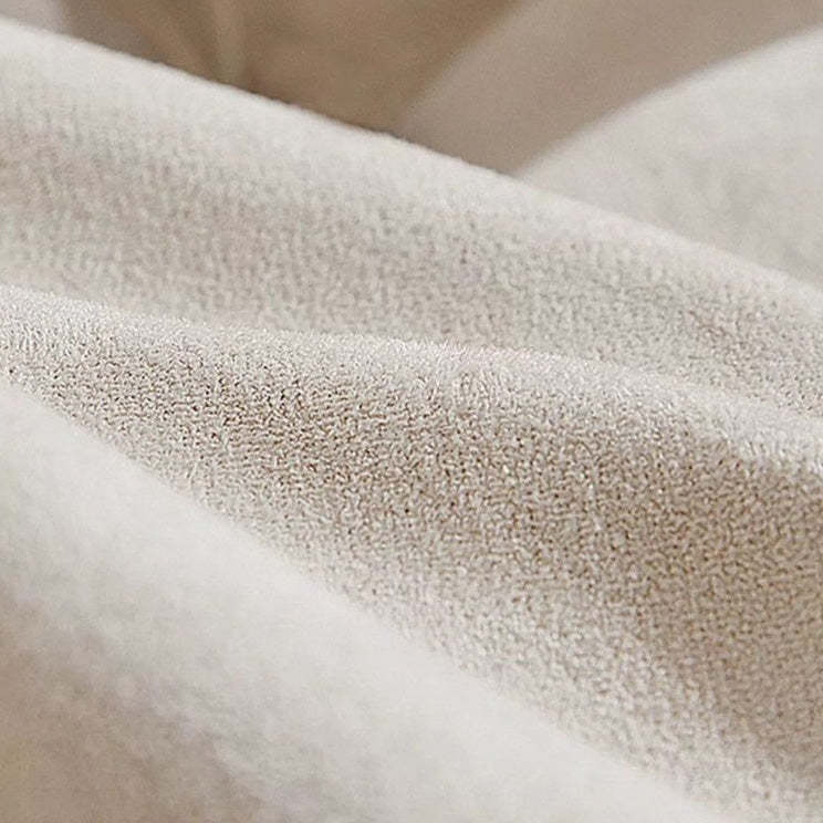 Contemporary Scandinavian Microsuede Iron Solid Wood Oval Square Curved Recliner Backrest Armrest Footrest For Living Room