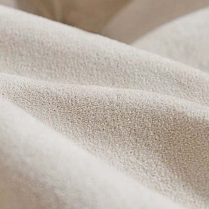 Contemporary Scandinavian Microsuede Iron Solid Wood Oval Square Curved Recliner Backrest Armrest Footrest For Living Room