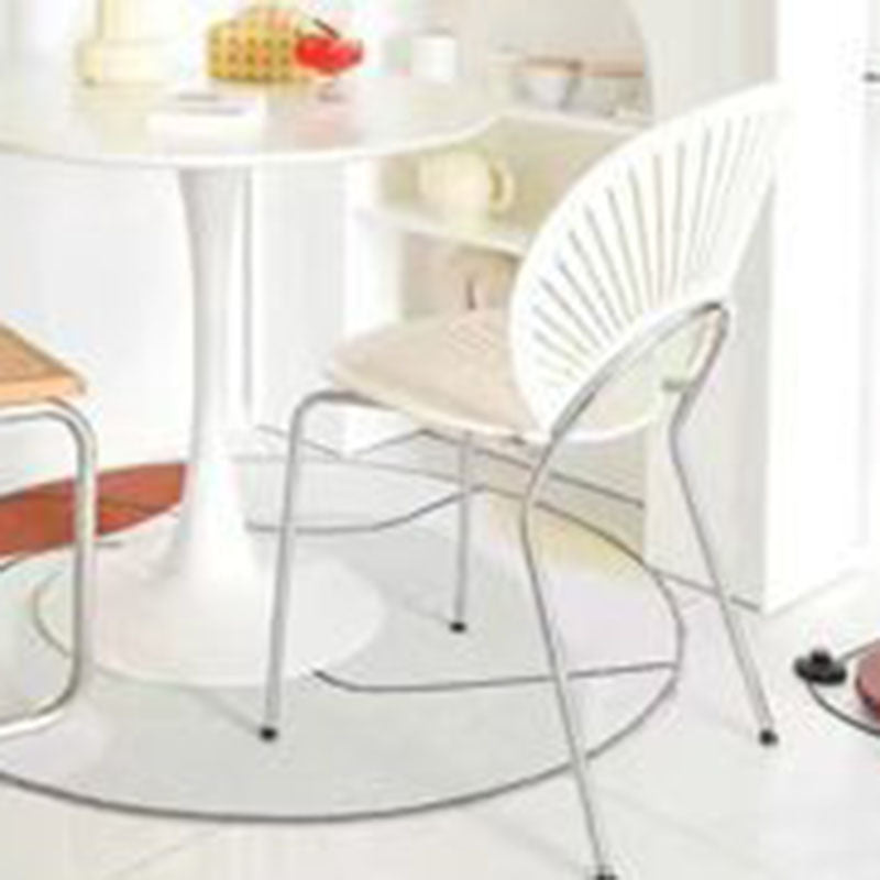 Nordic Shell Solid Wood Steel Dining Chair