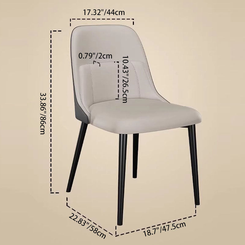 Modern Luxury Metal Dining Chair