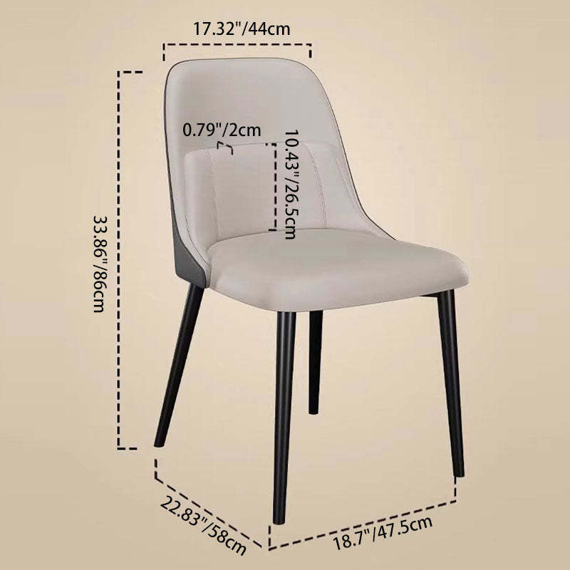 Modern Luxury Metal Dining Chair