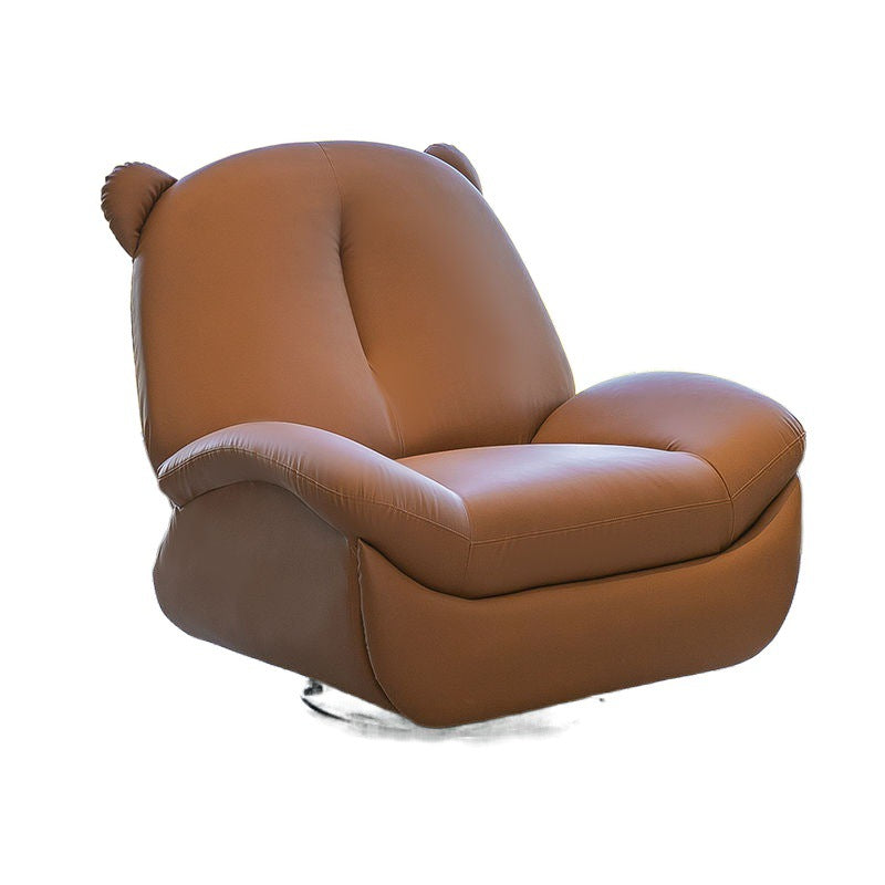 Nordic Bear Leather Dutch Fleece Rocking Chair