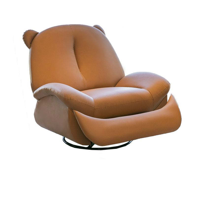 Nordic Bear Leather Dutch Fleece Rocking Chair