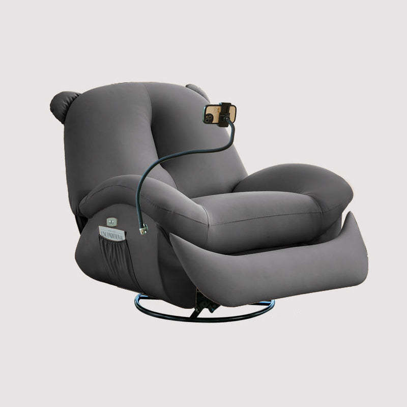 Nordic Bear Leather Dutch Fleece Rocking Chair