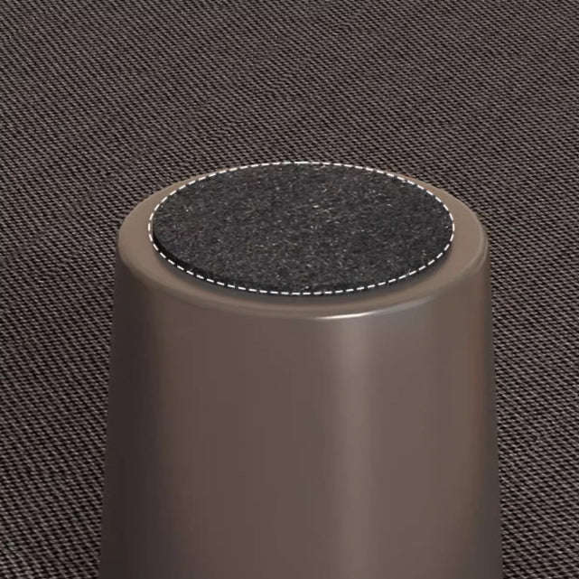 Modern Leather Wood Stackable Storage Footstool