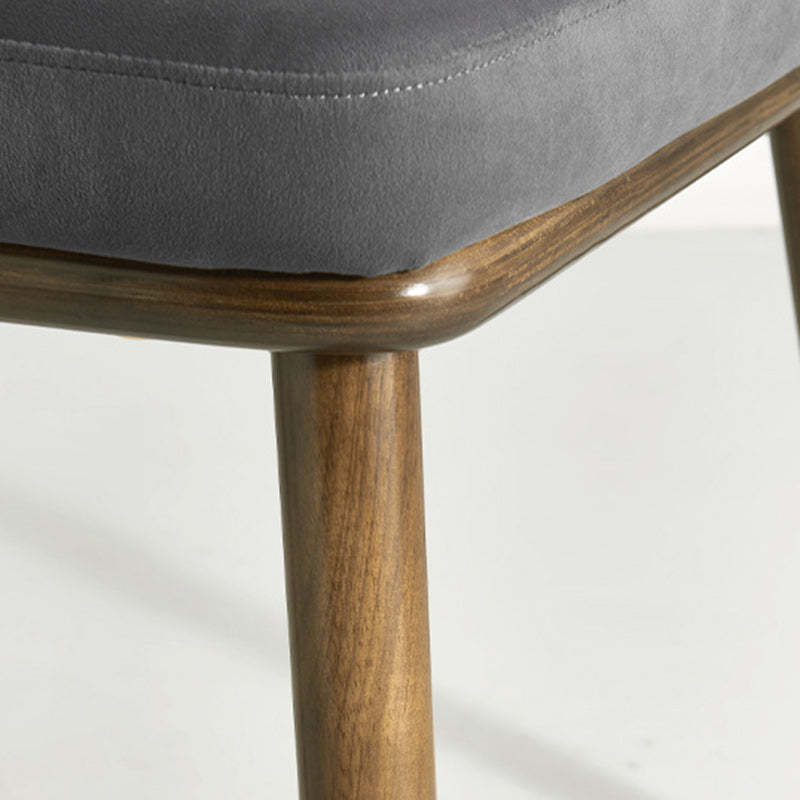 Scandinavian Flannel Ash Elliptical Dining Chair