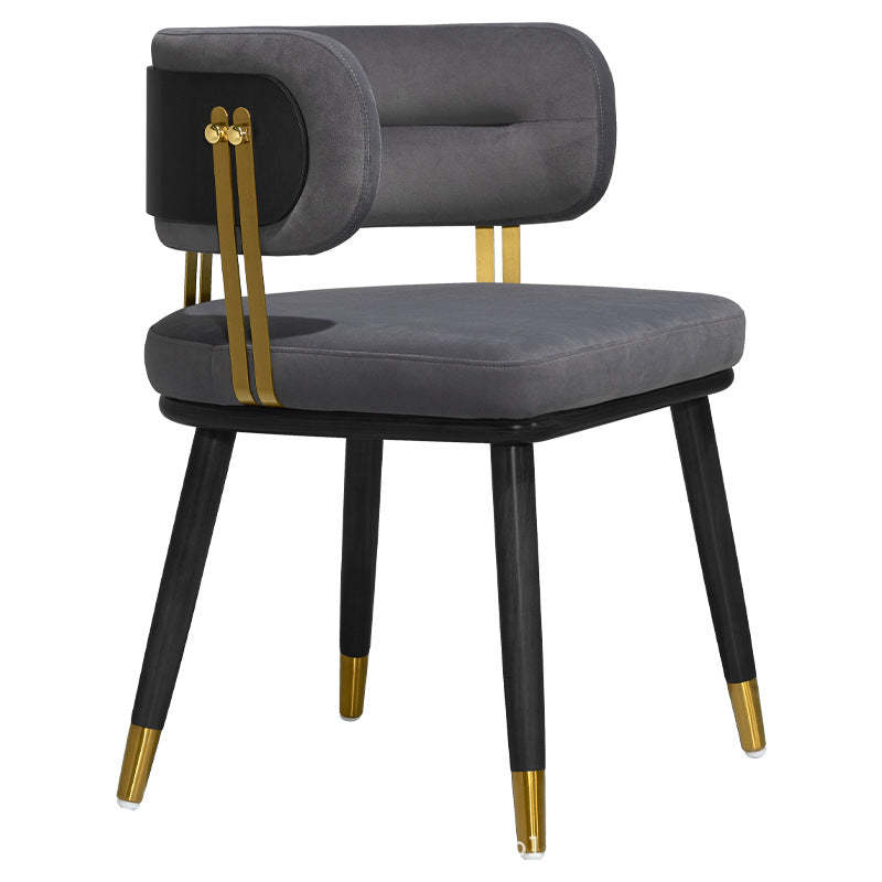 Scandinavian Flannel Ash Elliptical Dining Chair