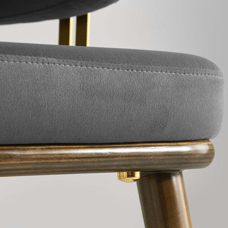 Scandinavian Flannel Ash Elliptical Dining Chair