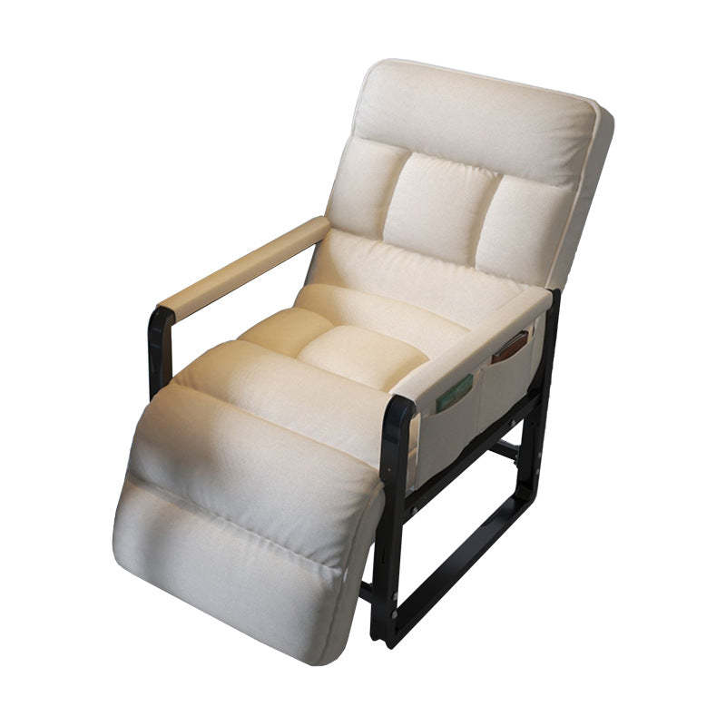 Modern Fabric Metal Foldable Accent Chair