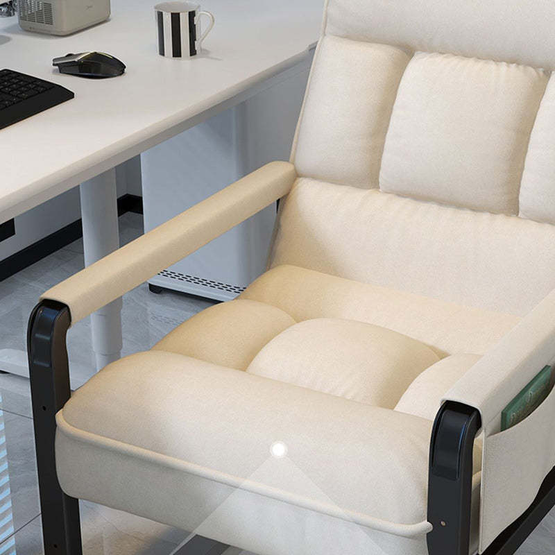 Modern Fabric Metal Foldable Accent Chair