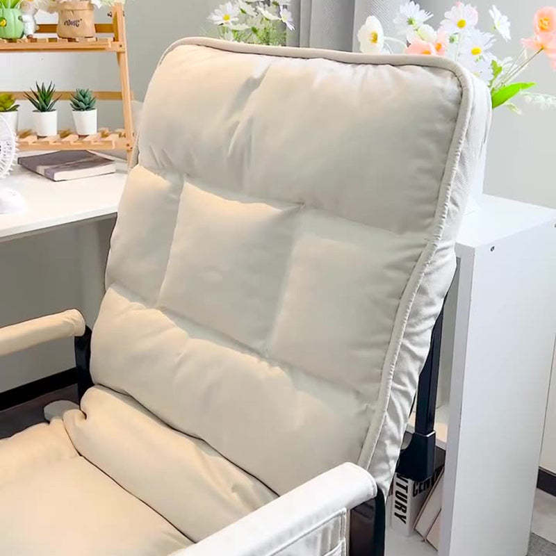 Modern Fabric Metal Foldable Accent Chair