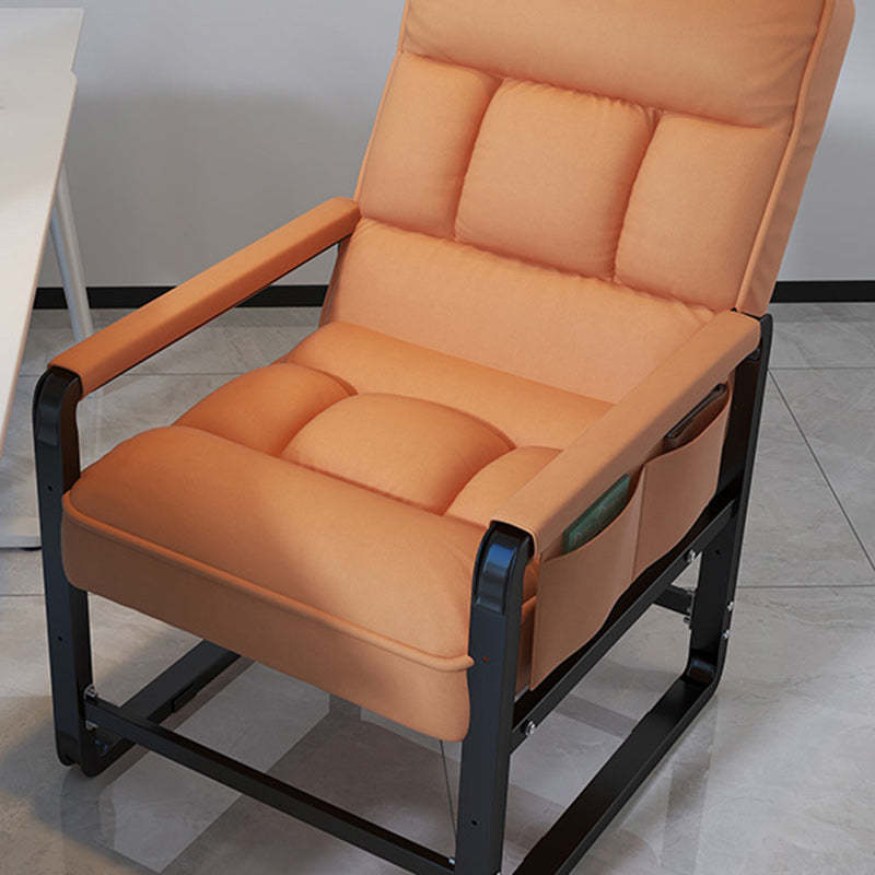 Modern Fabric Metal Foldable Accent Chair