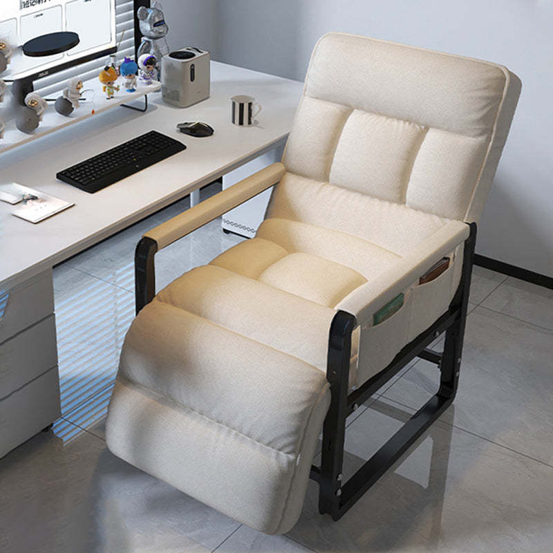 Modern Fabric Metal Foldable Accent Chair