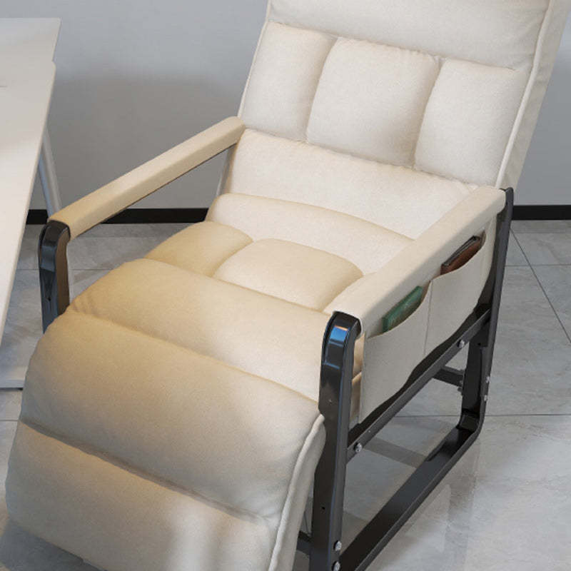 Modern Fabric Metal Foldable Accent Chair