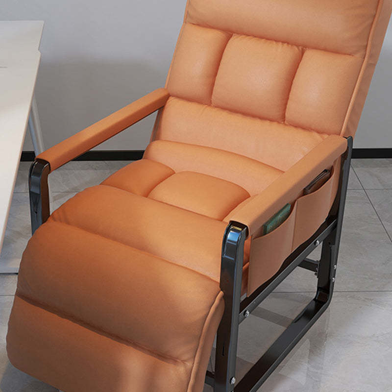 Modern Fabric Metal Foldable Accent Chair