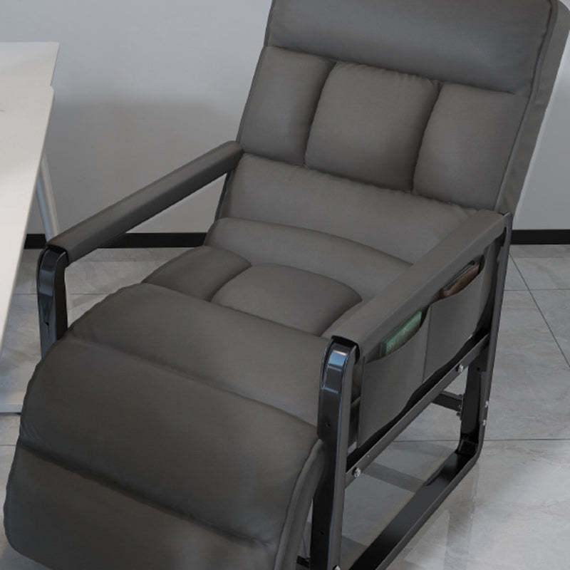 Modern Fabric Metal Foldable Accent Chair