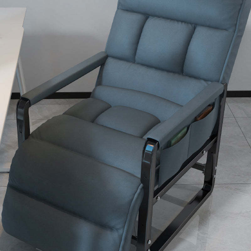 Modern Fabric Metal Foldable Accent Chair