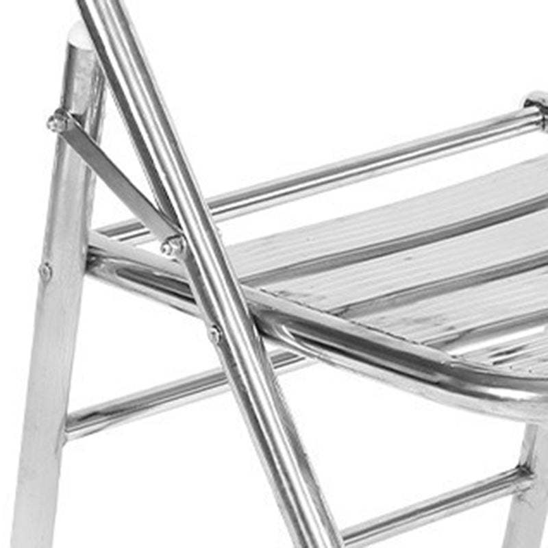 Industrial Steel Foldable Outdoor Dining Chair