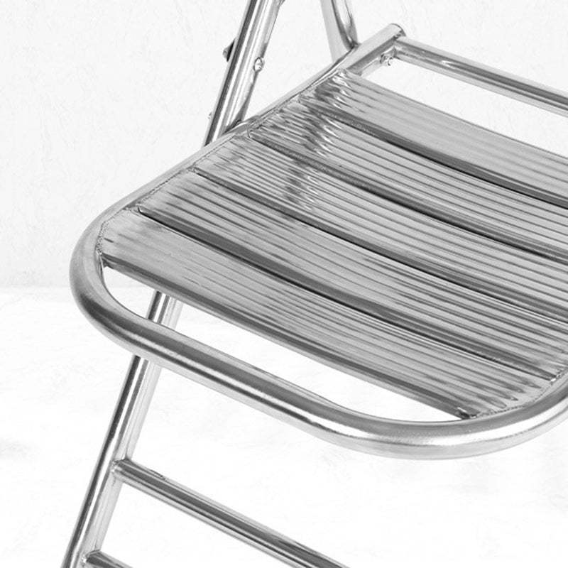 Industrial Steel Foldable Outdoor Dining Chair