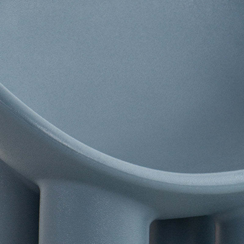 Scandinavian Elephant Leg Accent Chair — With Cushion / Black
