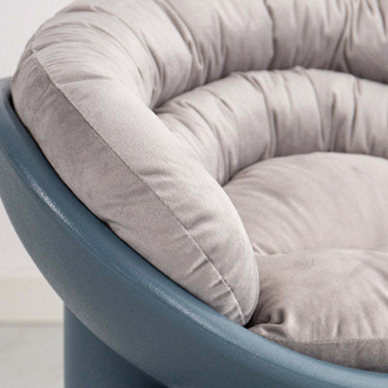 Scandinavian Elephant Leg Accent Chair — With Cushion / Red