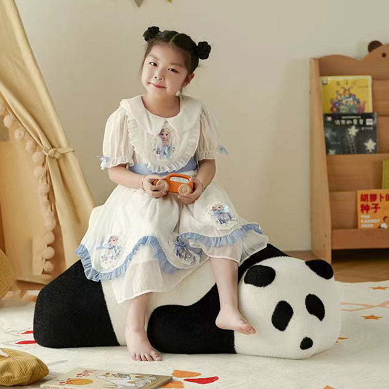 Nordic Kids Panda Velvet Sofa