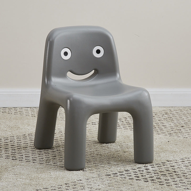 Scandinavian Kids Smile Low Chair — Light Green