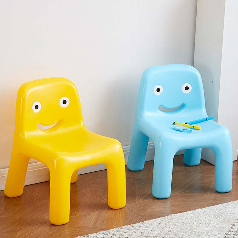 Scandinavian Kids Smile Low Chair — Beige