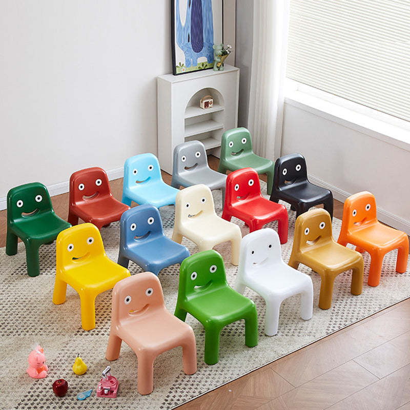 Scandinavian Kids Smile Low Chair — Gray