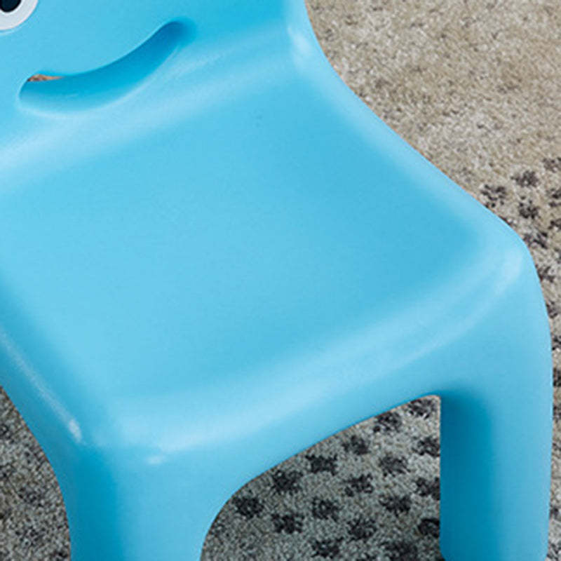 Scandinavian Kids Smile Low Chair — Azure Blue