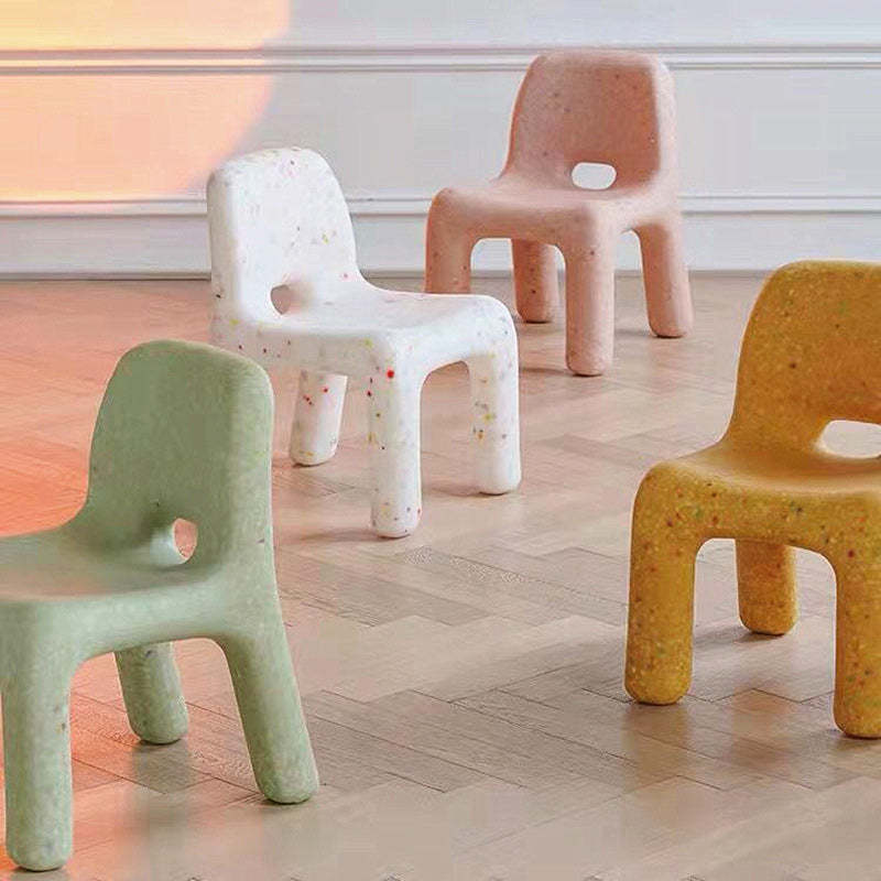 Scandinavian Kids Starry Sky Low Chair — True Blue