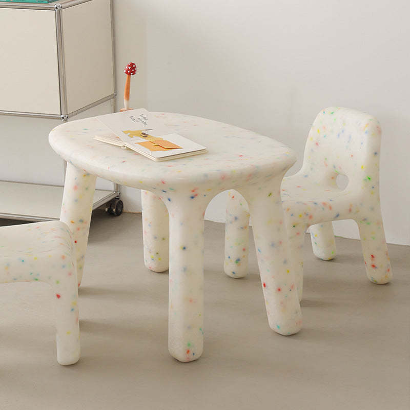 Scandinavian Kids Starry Sky Low Chair — Starry Night Yellow