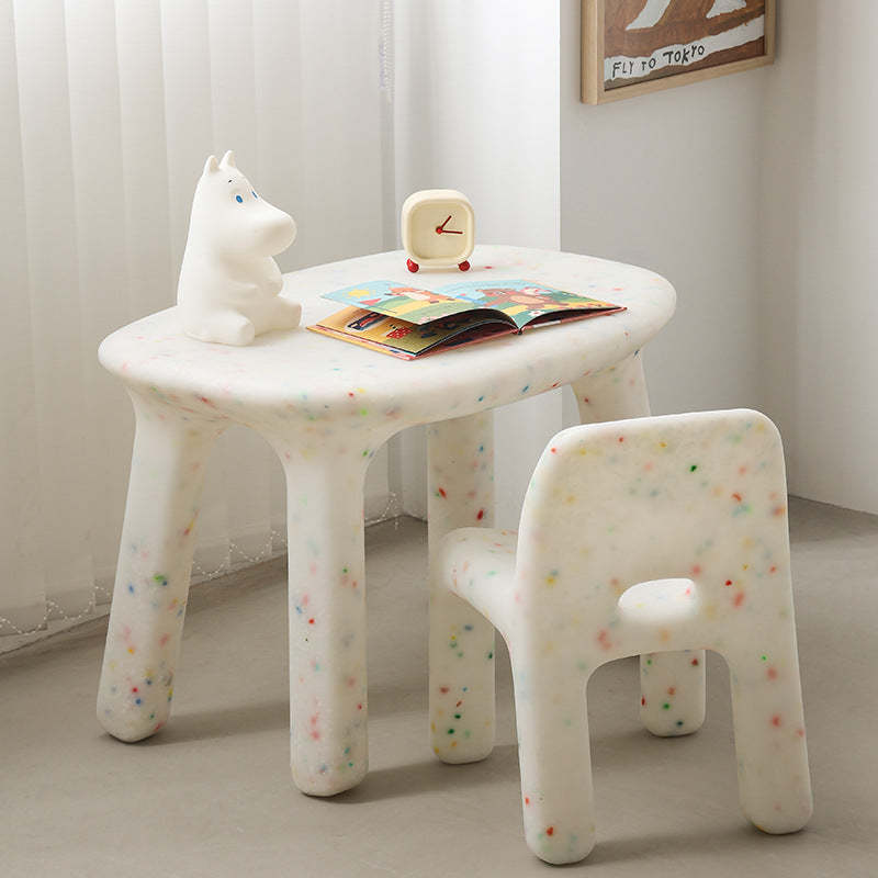 Scandinavian Kids Starry Sky Low Chair — Starry Night White
