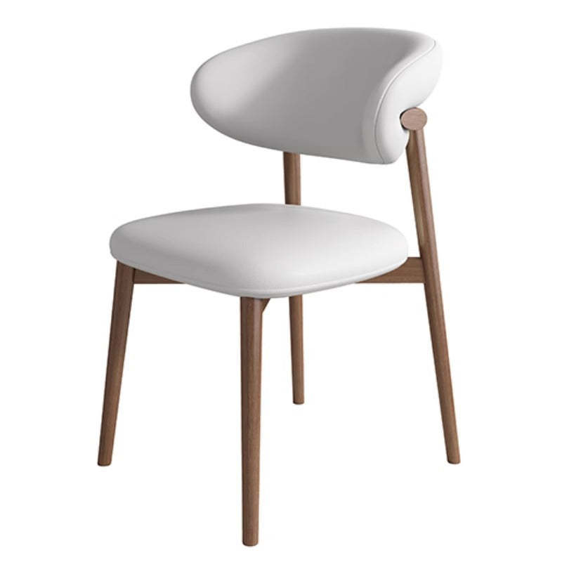 Scandinavian Iron Leather Dining Chair