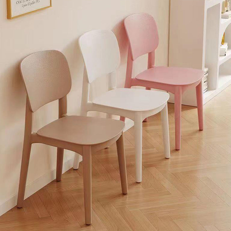 Scandinavian Stackable Dining Chair — Black