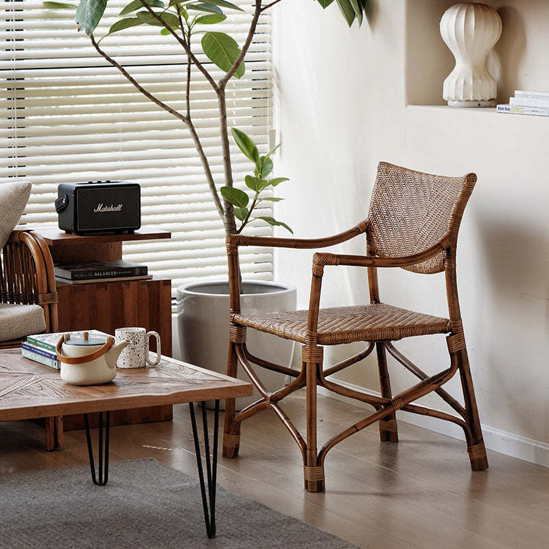Vintage Weaving Agate Vine Dining Chair