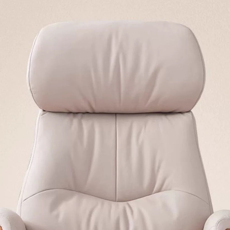 Modern Microfiber Leather Cowhide Liftable Desk Chair