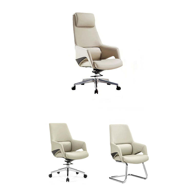 Modern Silicone Leather Reclining Desk Chair