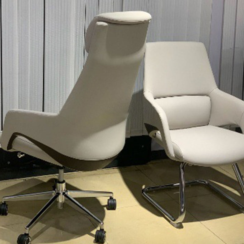 Modern Silicone Leather Reclining Desk Chair