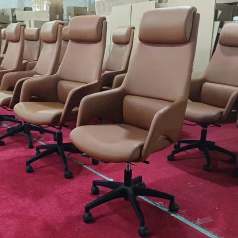 Modern Silicone Leather Reclining Desk Chair
