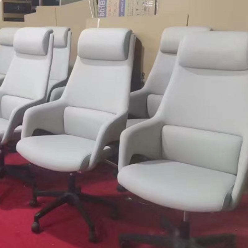 Modern Silicone Leather Reclining Desk Chair