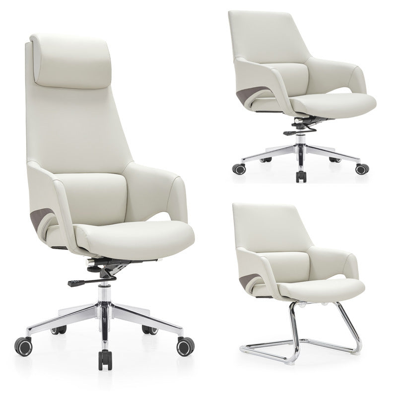 Modern Silicone Leather Reclining Desk Chair