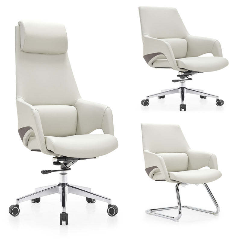 Modern Silicone Leather Reclining Desk Chair