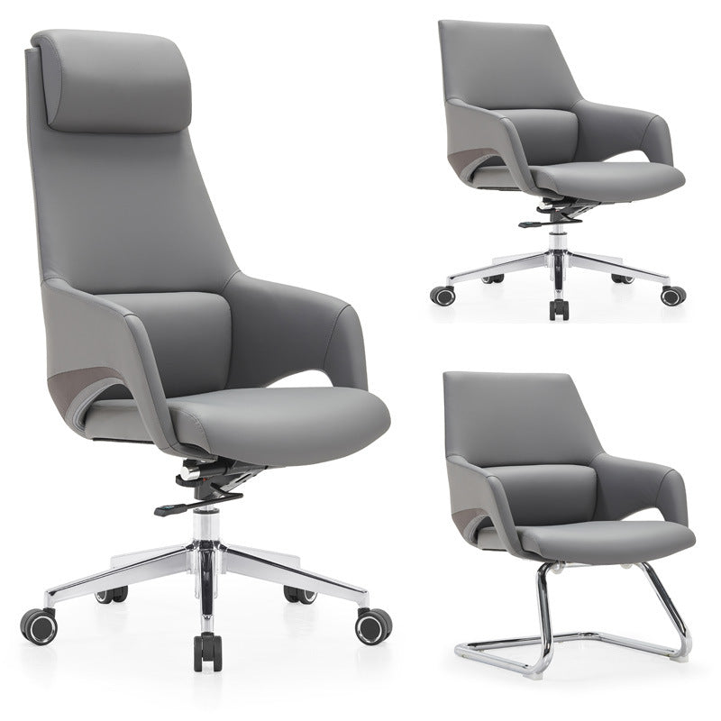 Modern Silicone Leather Reclining Desk Chair