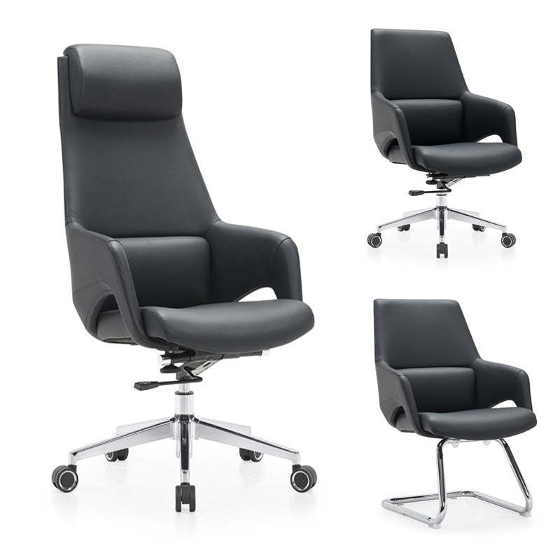 Modern Silicone Leather Reclining Desk Chair