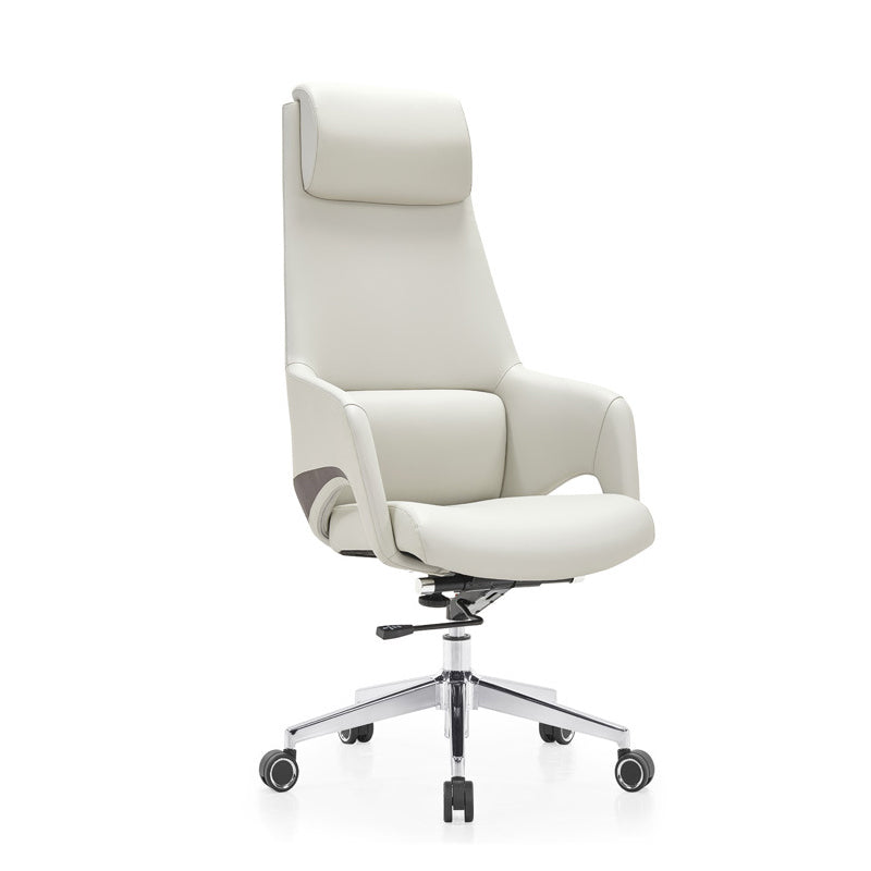 Modern Silicone Leather Reclining Desk Chair