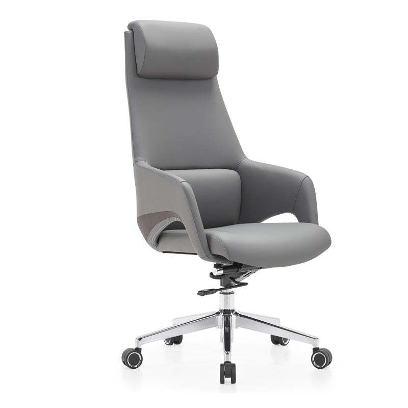 Modern Silicone Leather Reclining Desk Chair