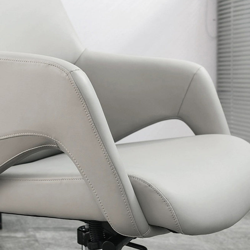 Modern Silicone Leather Reclining Desk Chair